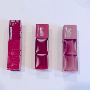 Maybelline SuperStay Lipstick Trio - Deep Red